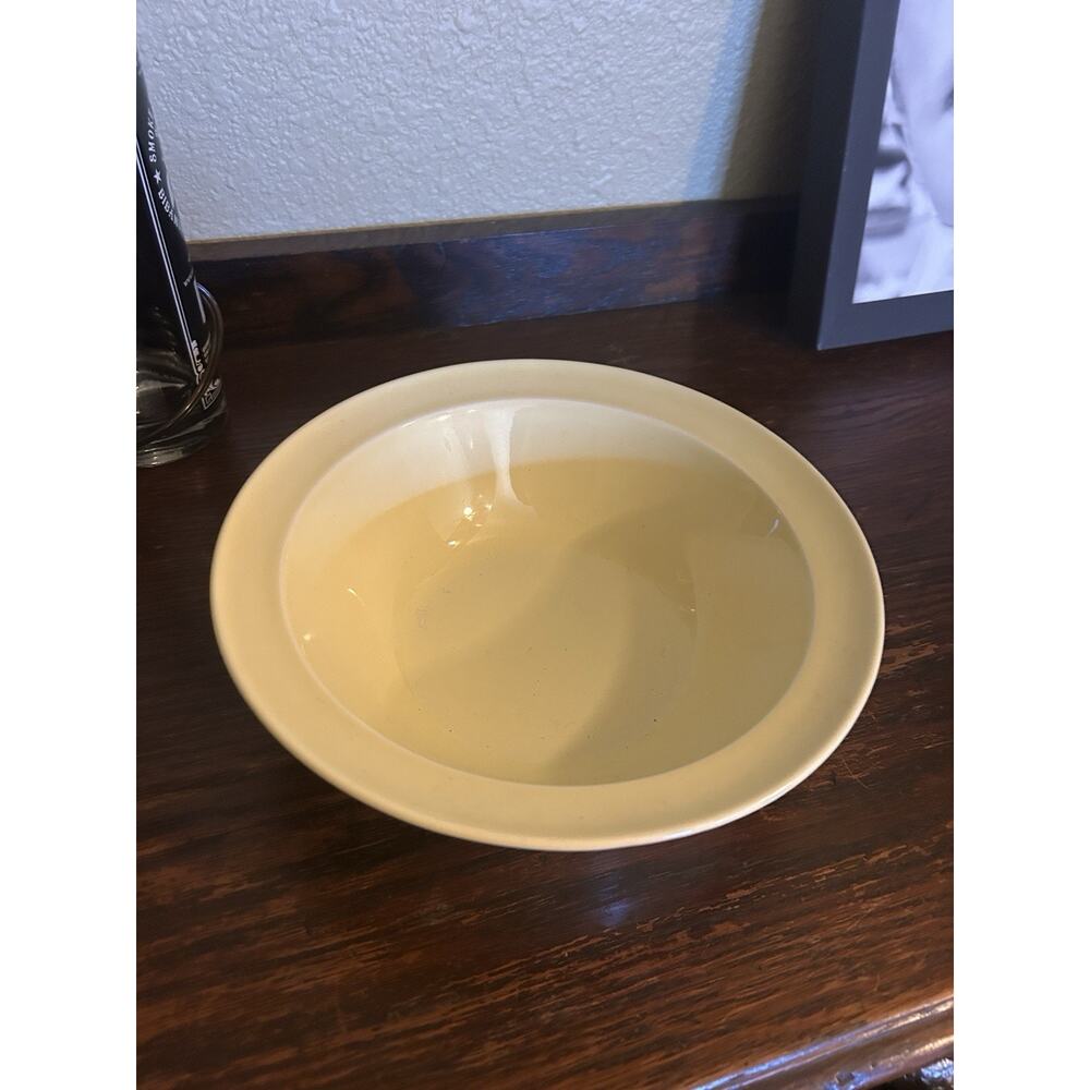 Vintage MCM TS&T LuRay Pastels Yellow 8.75" Round Serving - Vegetable Bowl LuRay